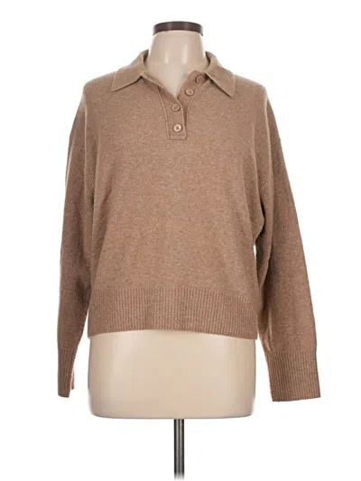 Pre-owned Jcrew Pullover Sweater In Brown