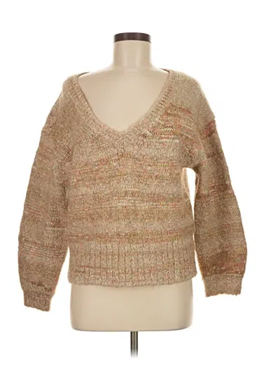 Pre-owned Jcrew Pullover Sweater In Brown