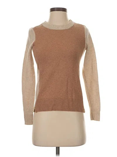 Pre-owned Jcrew Pullover Sweater In Brown