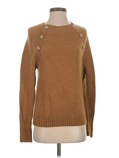 Pre-owned Jcrew Pullover Sweater In Brown