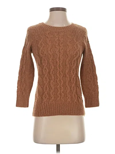 Pre-owned Jcrew Pullover Sweater In Brown