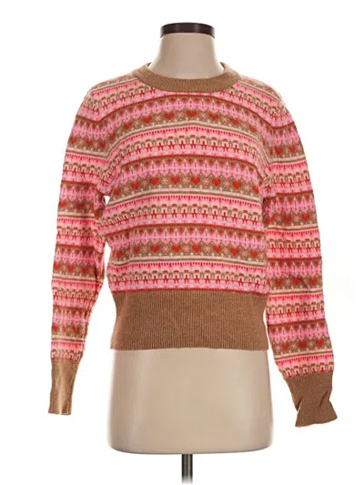 Pre-owned Jcrew Pullover Sweater In Brown