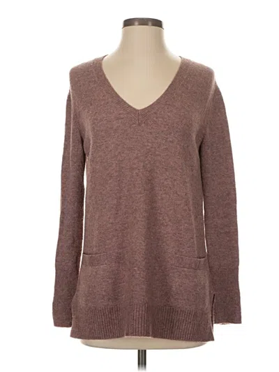 Pre-owned Jcrew Pullover Sweater In Brown