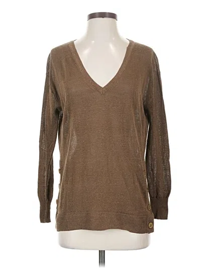 Pre-owned Jcrew Pullover Sweater In Brown