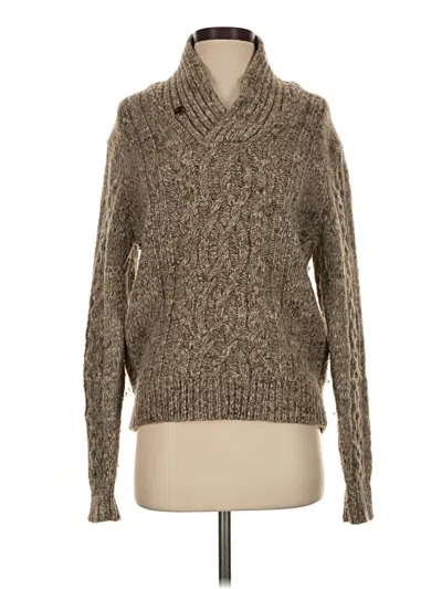 Pre-owned Jcrew Pullover Sweater In Brown