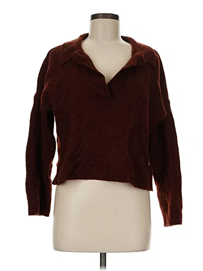 Pre-owned Jcrew Pullover Sweater In Brown