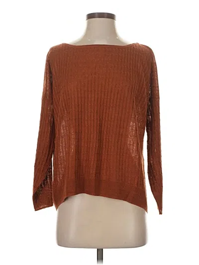 Pre-owned Jcrew Pullover Sweater In Brown