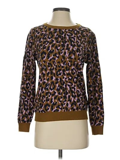 Pre-owned Jcrew Pullover Sweater In Brown