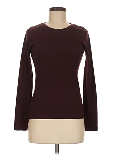 Pre-owned Jcrew Pullover Sweater In Burgundy