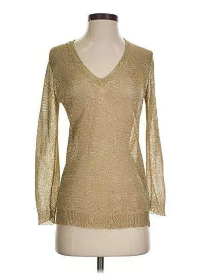 Pre-owned Jcrew Pullover Sweater In Gold