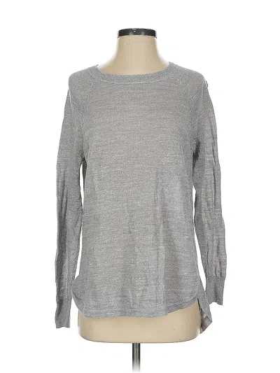 Pre-owned Jcrew Pullover Sweater In Gray