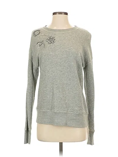 Pre-owned Jcrew Pullover Sweater In Gray