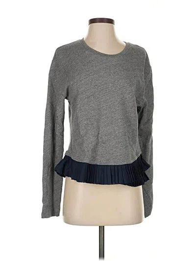 Pre-owned Jcrew Pullover Sweater In Gray