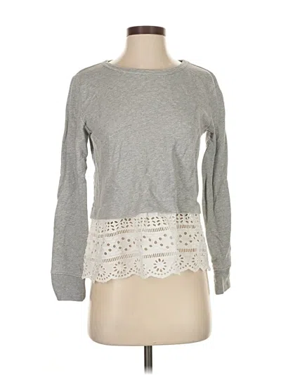 Pre-owned Jcrew Pullover Sweater In Gray