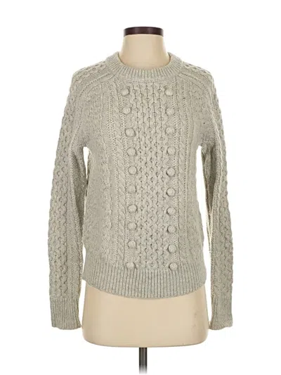 Pre-owned Jcrew Pullover Sweater In Gray
