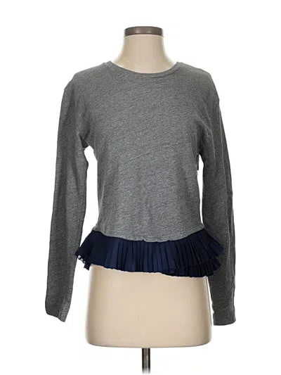 Pre-owned Jcrew Pullover Sweater In Gray