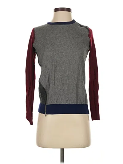 Pre-owned Jcrew Pullover Sweater In Gray