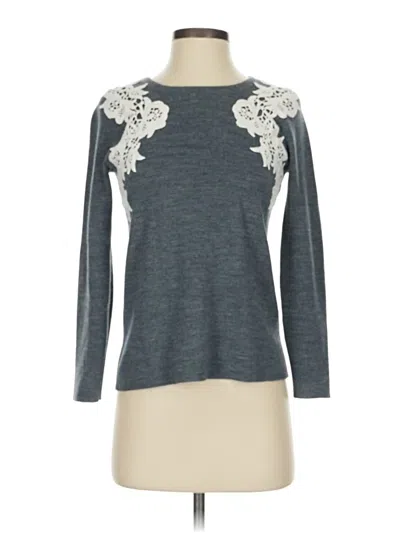 Pre-owned Jcrew Pullover Sweater In Gray