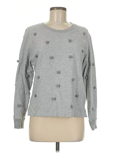 Pre-owned Jcrew Pullover Sweater In Gray