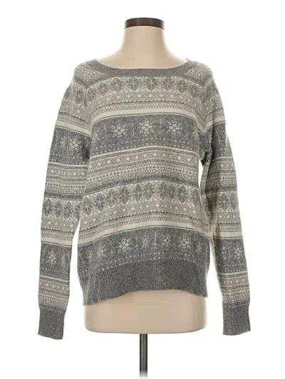 Pre-owned Jcrew Pullover Sweater In Gray