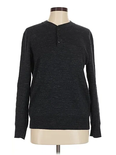 Pre-owned Jcrew Pullover Sweater In Gray