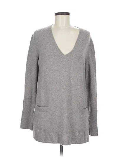 Pre-owned Jcrew Pullover Sweater In Gray