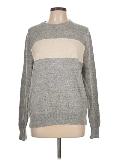 Pre-owned Jcrew Pullover Sweater In Gray