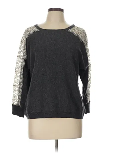 Pre-owned Jcrew Pullover Sweater In Gray