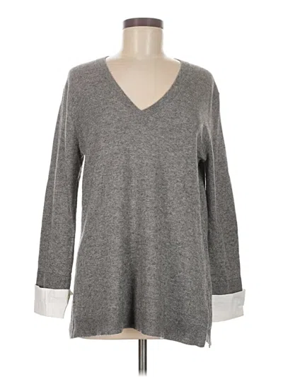 Pre-owned Jcrew Pullover Sweater In Gray