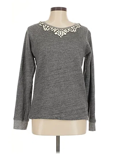 Pre-owned Jcrew Pullover Sweater In Gray