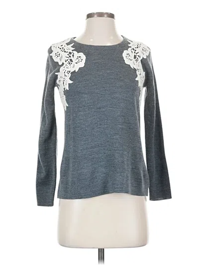 Pre-owned Jcrew Pullover Sweater In Gray