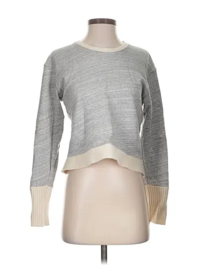 Pre-owned Jcrew Pullover Sweater In Gray