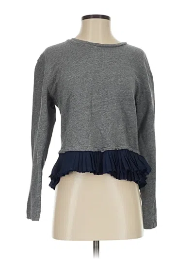 Pre-owned Jcrew Pullover Sweater In Gray