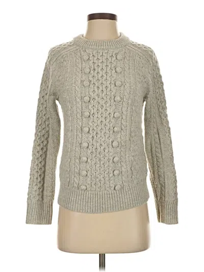 Pre-owned Jcrew Pullover Sweater In Gray