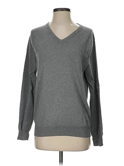 Pre-owned Jcrew Pullover Sweater In Gray