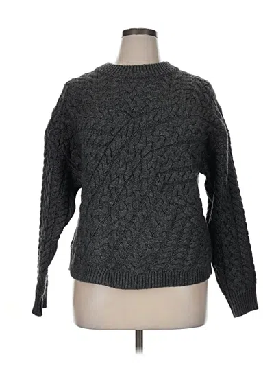 Pre-owned Jcrew Pullover Sweater In Gray