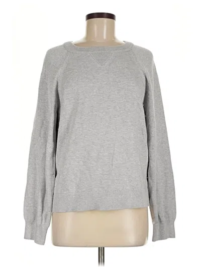 Pre-owned Jcrew Pullover Sweater In Gray