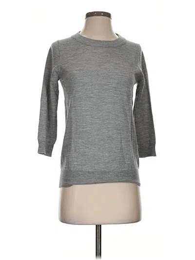 Pre-owned Jcrew Pullover Sweater In Gray