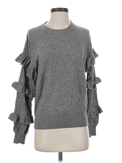 Pre-owned Jcrew Pullover Sweater In Gray