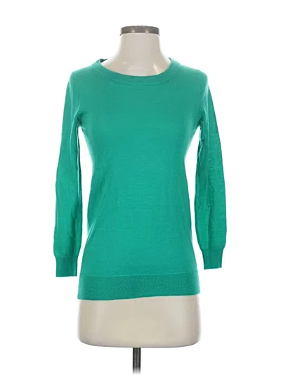 Pre-owned Jcrew Pullover Sweater In Green