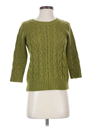 Pre-owned Jcrew Pullover Sweater In Green