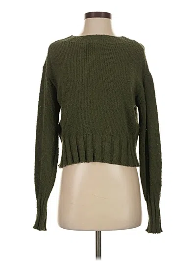 Pre-owned Jcrew Pullover Sweater In Green