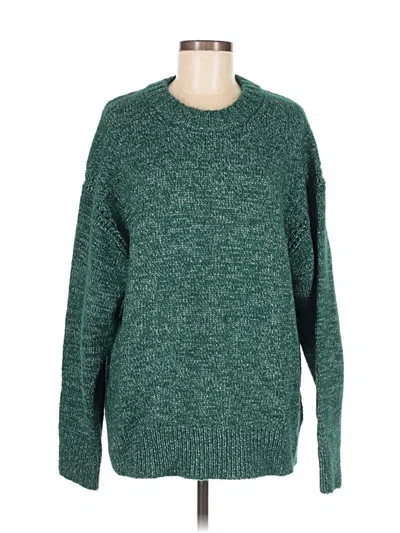 Pre-owned Jcrew Pullover Sweater In Green
