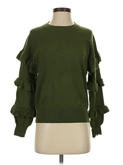 Pre-owned Jcrew Pullover Sweater In Green