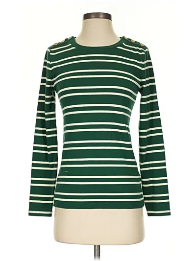 Pre-owned Jcrew Pullover Sweater In Green