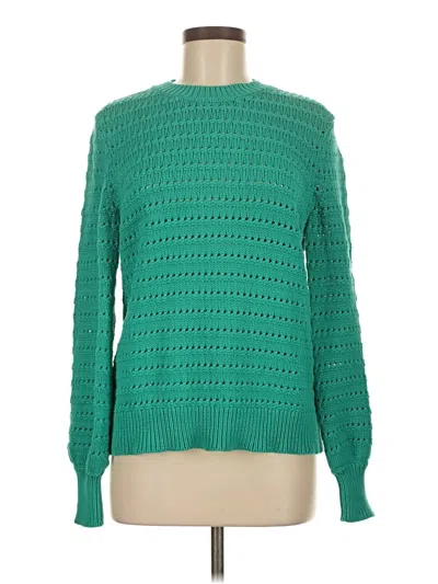 Pre-owned Jcrew Pullover Sweater In Green