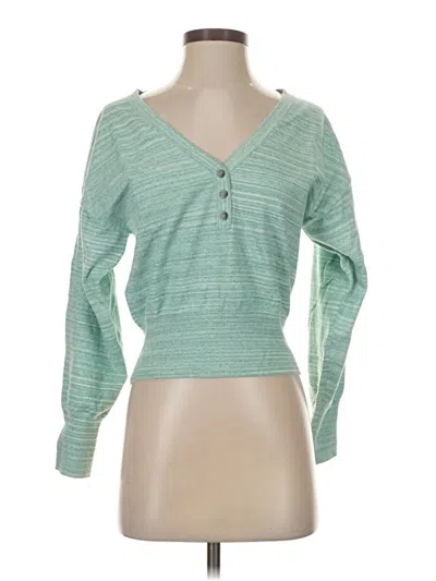 Pre-owned Jcrew Pullover Sweater In Green
