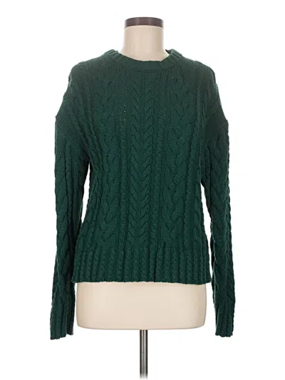 Pre-owned Jcrew Pullover Sweater In Green