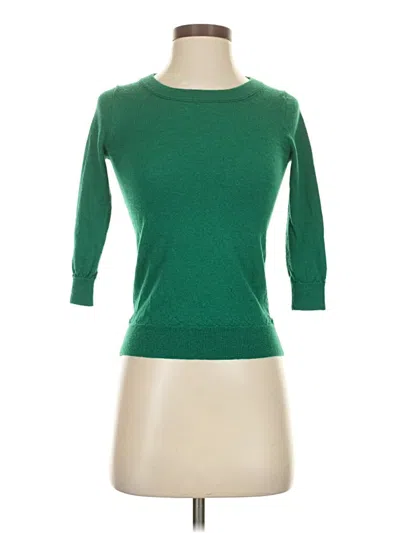 Pre-owned Jcrew Pullover Sweater In Green