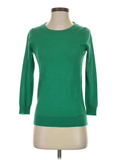 Pre-owned Jcrew Pullover Sweater In Green